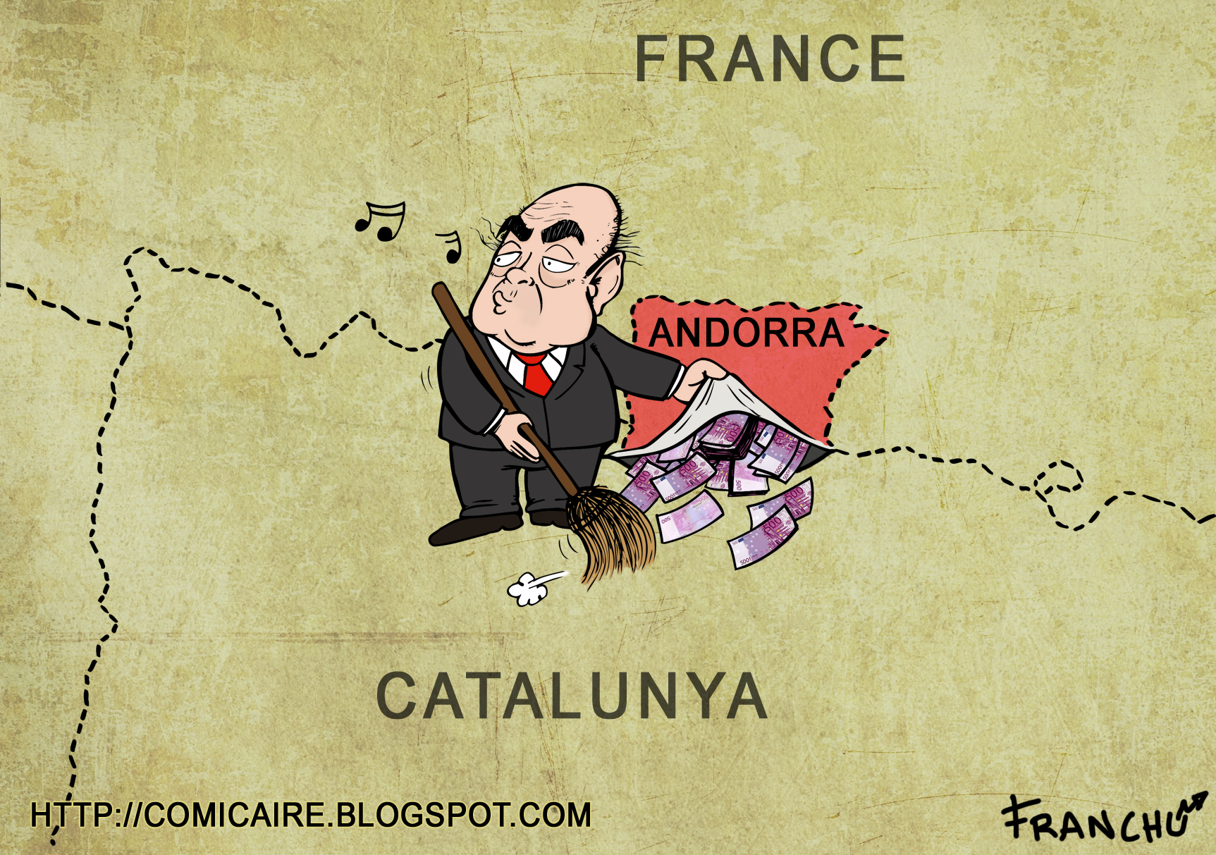 Vinyeta d'humor gràfic: Jordi Pujol Vinyeta d'humor gràfic: Jordi Pujol